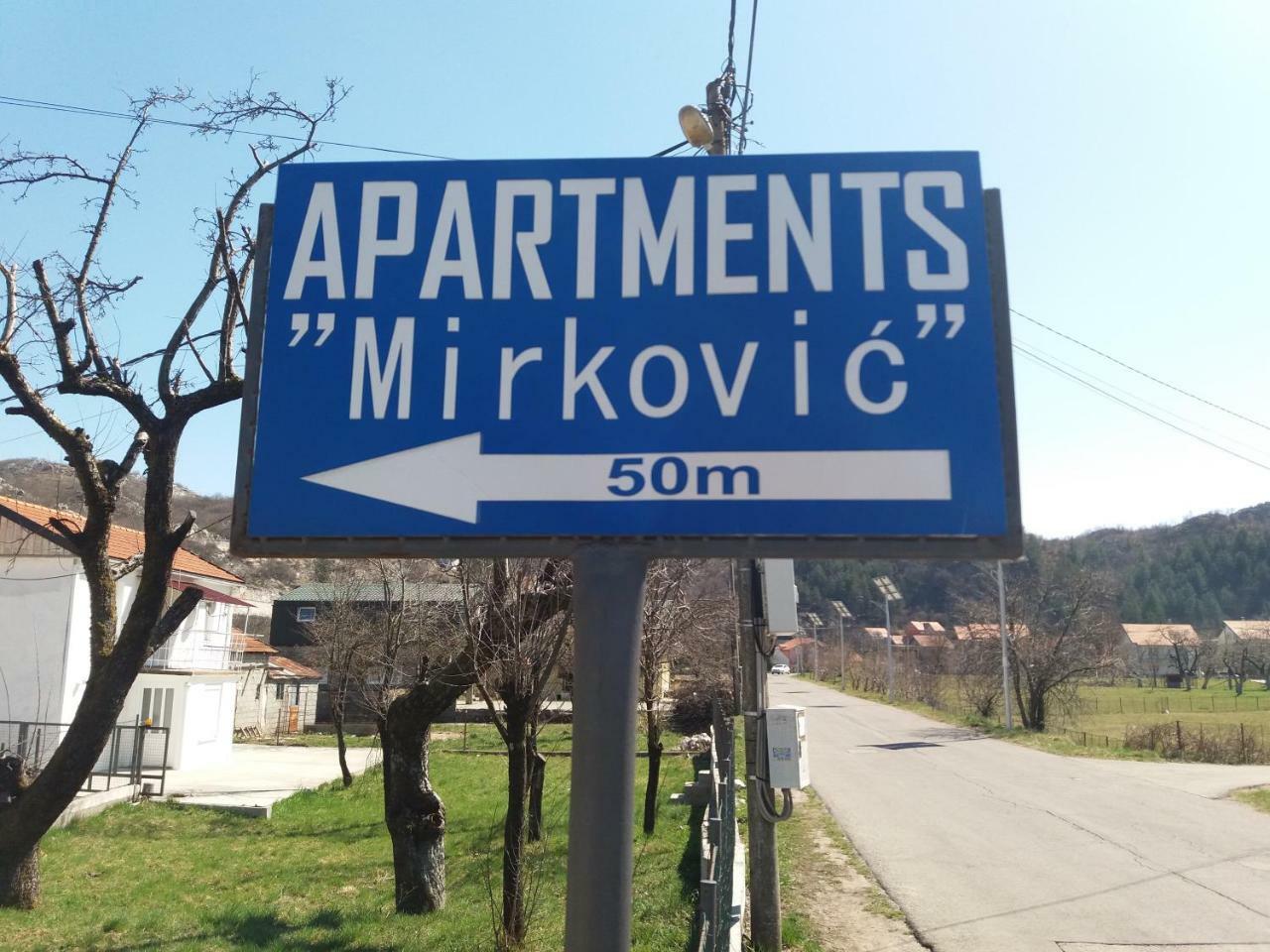 Apartments Mirkovic Cetinje Buitenkant foto